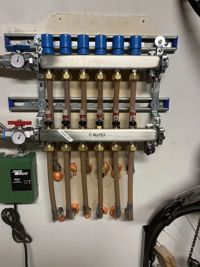 Plumber performing Leak Detection at a residential property in Pineville